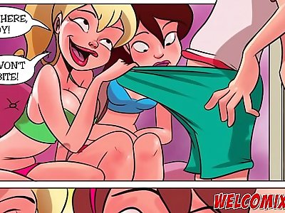 Learning with her girlfriend - The Naughty Home Tittle 5